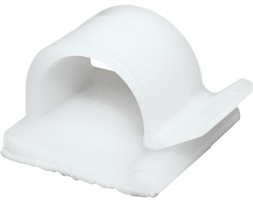 Porte-câble autocollant 26x12,5x8 mm 50 pièces Serre-câble en plastique