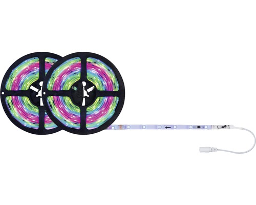 Zwei Rollen LED-Streifen mit Anschlusskabel