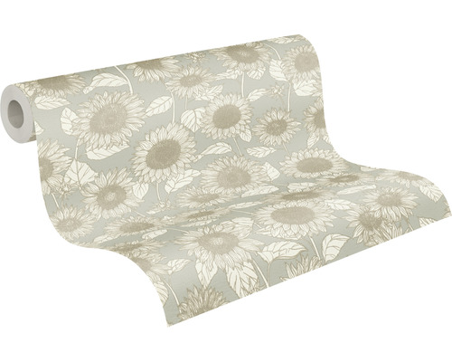 Rouleau de papier peint avec motif de tournesols