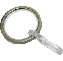 Gardinenring mit Gleiteinlage für Chicago edelstahl-optik Ø 20 mm 10 Stk.