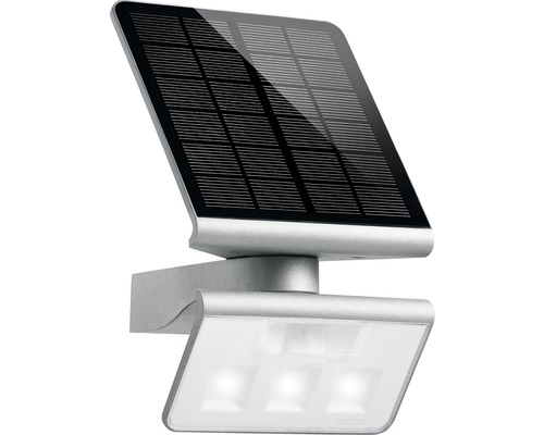 Steinel LED Solar Sensor Strahler IP44 3x0,4W 42 lm 4000 K neutralweiss 189x298 mm XSolar L-S silber Steinel LED Solar Sensor Strahler IP44 3x0,4W 42 lm 4000 K neutralweiss 189x298 mm XSolar L-S silber