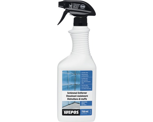 Wepos Nettoyant anti-moisissures avec chlore 750 ml