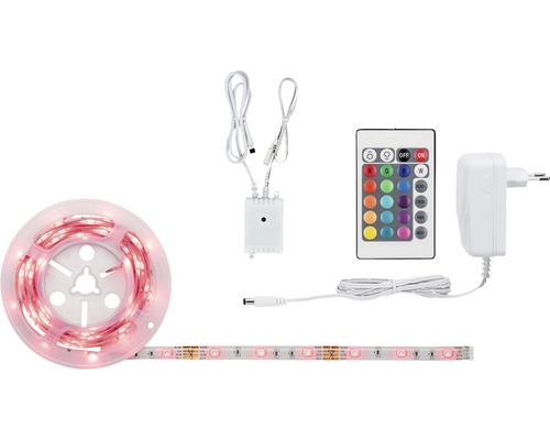 LED-Streifen mit Fernbedienung und Netzteil