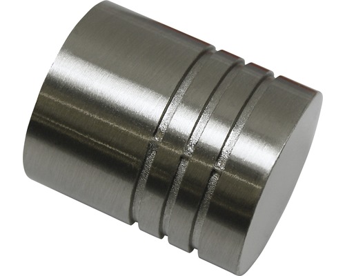 Endstück Zylinder für Chicago edelstahl-optik Ø 20 mm 2 Stk.