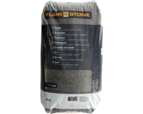 Graviers 1-3 mm 25 kg, gris-anthracite