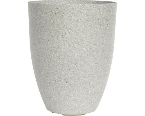 Vase Lafiora pierre artificielle Ø 43 cm H 52,5 cm beige