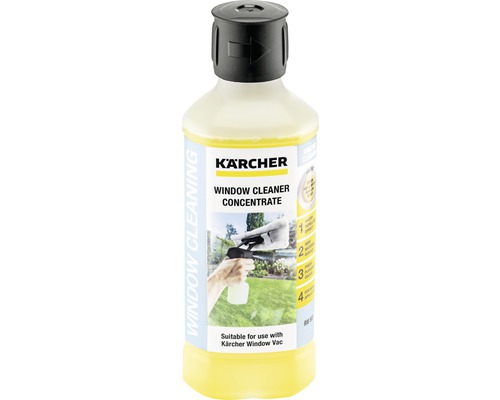 Kärcher Concentré pour nettoyage des vitres 500 ml Kärcher Nettoyant vitres concentré en bouteille