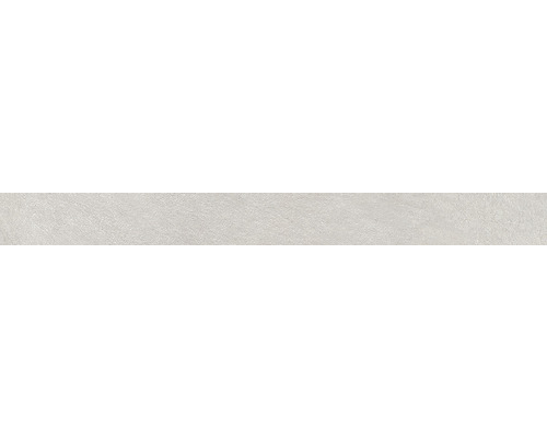 Plinthe de carrelage Revenant white 7.5x60 cm Structure de plâtre fin