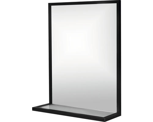 Rechteckiger Spiegel mit Ablage