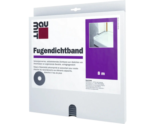 Baumit Fugendichtband 2D-15 3-7 mm Rolle = 8 m Verpackung Fugendichtband, vorkomprimiert und selbstklebend, 8 Meter