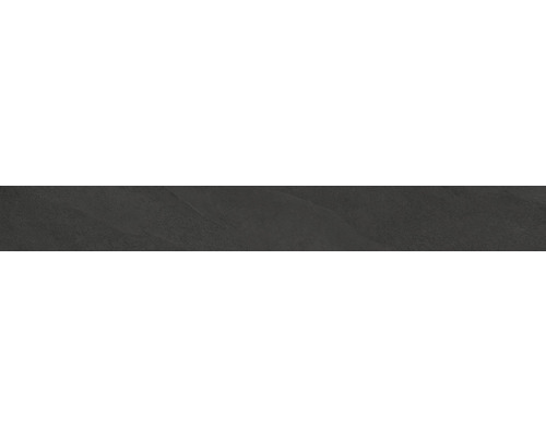 Plinthe de carrelage Revenant smoke 7.5x60 cm Enduit gris avec texture rugueuse