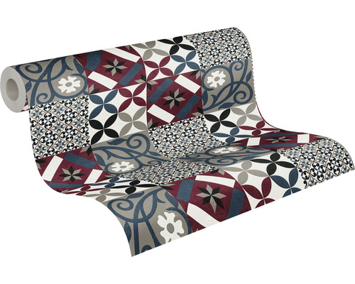 Tapetenrolle mit Fliesenmuster