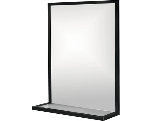 Rechteckiger Spiegel mit Ablage