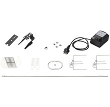 Set d''accessoires pour broche de gril avec moteur et supports