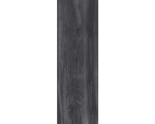 Dalle de terrasse en grès cérame fin FLAIRSTONE Wood light anthracite bord rectifié 120 x 40 x 2 cm