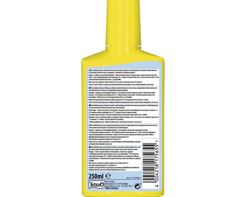 Tetra SafeStart Démarrage Bactérien en bouteille jaune