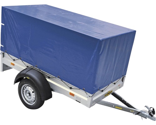 Bâche et arceaux Humbaur pour Startrailer Basic bleu pour hauteur de chargement 100 cm 2070x1000 mm