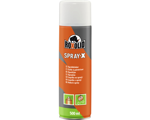 ROXOLID SPRAY-X Colle à pulvériser 500 ml