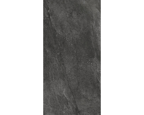 Dunkle Bodenfliese mit Steinmuster