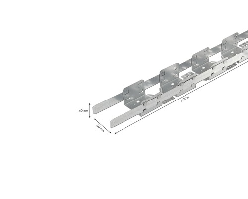 Support de latte de toit en métal, 1,90 mètre de long