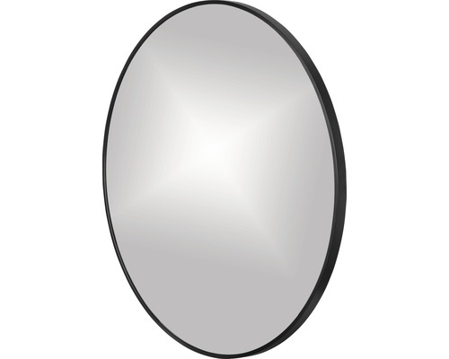 Rahmenspiegel Cordia Round Line Mirror Ø 60 cm schwarz