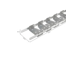 Dachlattenhalter aus Metall, 1,90 Meter lang