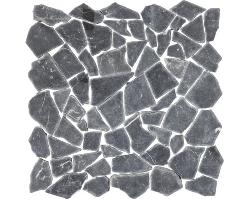 Polygonales Marmor-Natursteinmosaik Nero Marquinia 30,5x30,5 cm Polygonales Marmor-Natursteinmosaik Nero Marquinia 30,5x30,5 cm