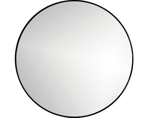 Rahmenspiegel Cordia Round Line Mirror Ø 80 cm schwarz