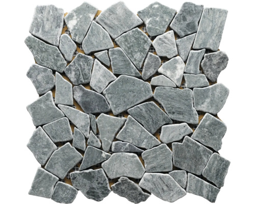 Polygonales Marmor-Natursteinmosaik Guatemala 30,5x30,5 cm Mosaikfliese aus Naturstein
