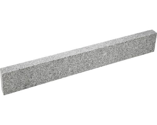 Bordure de trottoir profonde en granite gris sciée 100 x 8 x 20 cm
