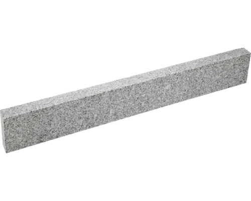 Bordure de trottoir profonde en granite gris sciée 100x8x20 cm