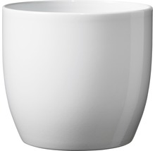 Übertopf Soendgen Basel Keramik Ø 27 H 26 cm weiss glänzend