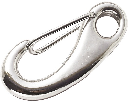 Karabinerhaken 50 mm A4 Edelstahl, 1 Stück Karabinerhaken 50 mm A4 Edelstahl, 1 Stück