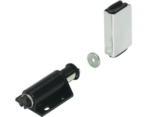Druckmagnetschnäpper zum Aufschrauben, 5 Stück Schranktüröffner mit Magnet
