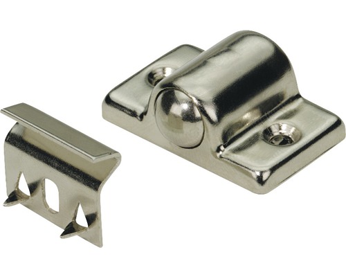 Loqueteau à bille en acier 12x30x20 mm, Pack de 10 pièces Loqueteau à bille avec contre-plaque pour meubles