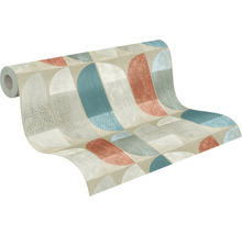 Rouleau de papier peint avec motif graphique