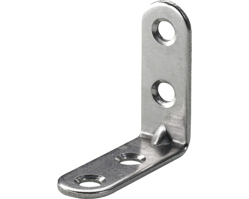 Stuhlwinkel, Edelstahl 40x40x15 mm, 25 Stück Winkelverbinder aus Metall mit Befestigungslöchern