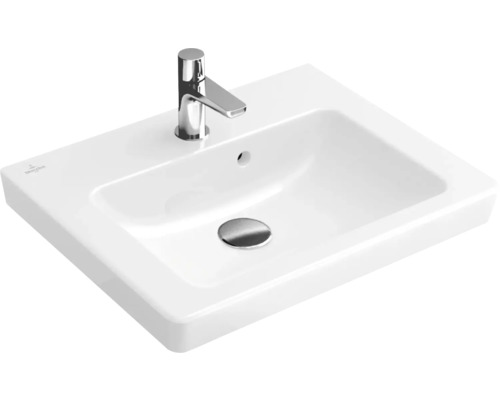 Lave-mains Villeroy & Boch Subway 2.0 50x40 cm 71550 blanc avec revêtement