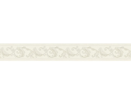 Frise autocollante 36914-3 vinyle Ornement crème 5 m x 8 cm Bordure à motif floral pour la décoration murale
