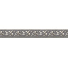 Bordure décorative à motif floral pour décoration murale