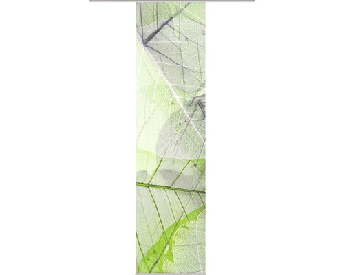 Panneau japonais impression numérique Blattari vert 60x245 cm