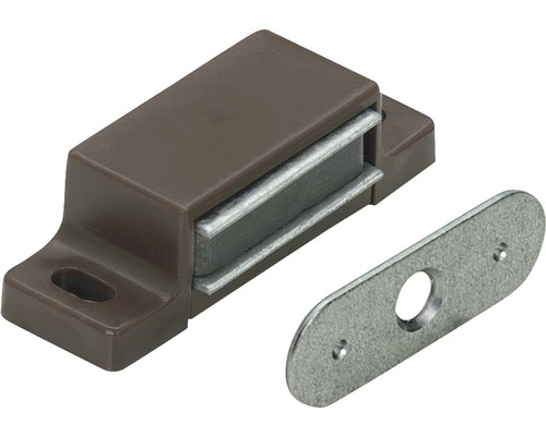 Clip magnétique, brun, contre-plaque rigide, 50 unités