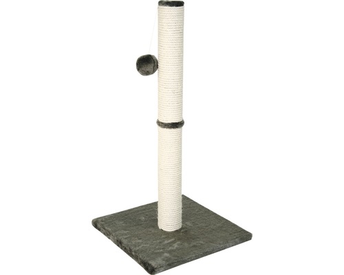 Kratzsäule KERBL Opal-Maxi 38x38x78 cm grau Katzenkratzbaum mit Spielball