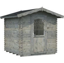 Abri de jardin en bois avec fenêtre et porte