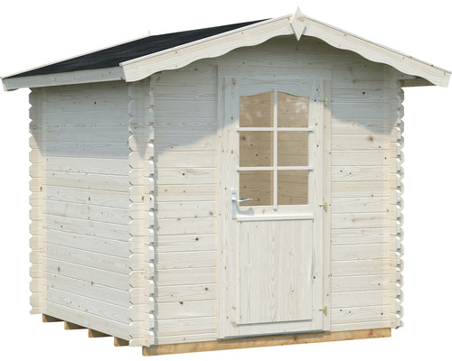 Abri de jardin en bois avec porte et fenêtres