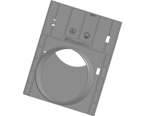 Hauraton Recyfix Standard Stirnwand mit Auslauf Typ 01 DN/OD 110 160 x 135 mm Hauraton Ablaufkörper für Hofablauf