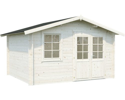 Abri de jardin en bois avec fenêtre et double porte