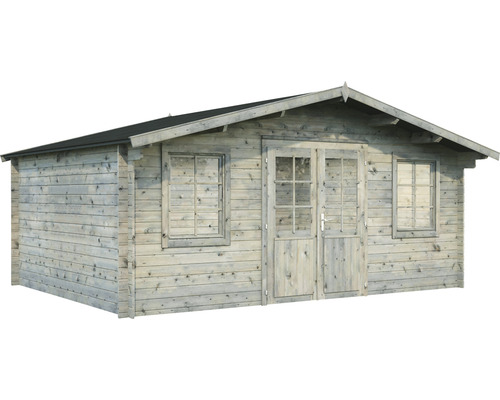 Abri de jardin en bois avec fenêtre et double porte