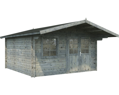 Abri de jardin en bois avec fenêtre et double porte