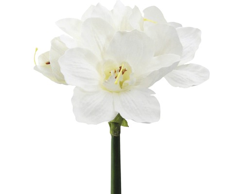 Kunstblume Amaryllis H 66 cm weiss